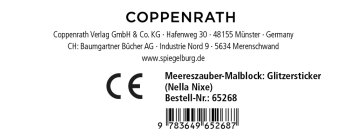 Coppenrath - Nella Nixe - Meereszauber-Malblock: Glitzersticker (5)