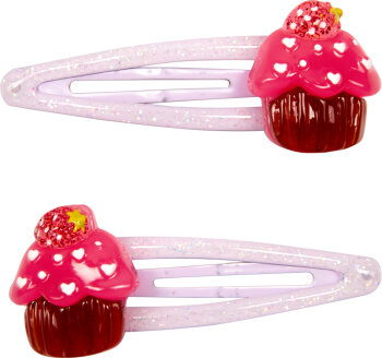 Die Spiegelburg - Beautiful Stars - Haarclips Eis/Kirsche/Muffin, sort. (18)
