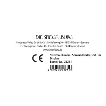 Die Spiegelburg - Sommerkinder - Flummi mit Streifen, sort. (12)