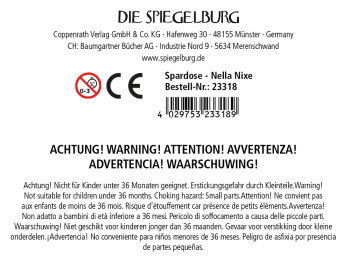 Die Spiegelburg - Nella Nixe - Spardose Seepferdchen (3)