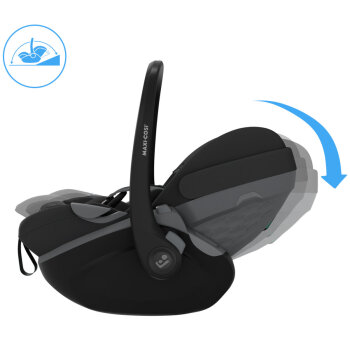 Maxi-Cosi - Pebble Slide Pro Babyschale Onyx black