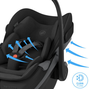 Maxi-Cosi - Pebble Slide Pro Babyschale Onyx black
