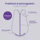 Träumeland - Sommer-Schlafsack (0,5 TOG) Taubenblau Gr. S