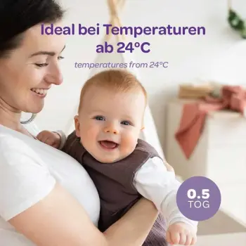 Träumeland - Sommer-Schlafsack (0,5 TOG) Taubenblau Gr. M