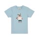 Lässig - Kinder T-Shirt Bio Baumwolle Hund hellblau Gr. 98/104 (2-4 Jahre) (2)