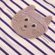 Lässig - Kinder T-Shirt Bio Baumwolle Katze gestreift Gr. 62/68 (3-6 Monate) (2)