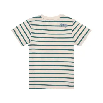 Lässig - Kinder T-Shirt Bio Baumwolle Hund gestreift Gr. 98/104 (2-4 Jahre) (2)