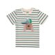 Lässig - Kinder T-Shirt Bio Baumwolle Hund gestreift Gr. 86/92 (12-24 Monate) (2)