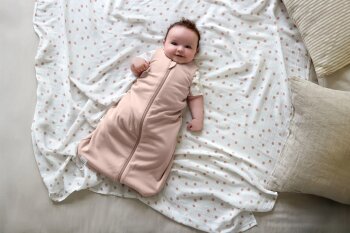 Lässig - Baby Sommerschlafsack (TOG 0,5) Bio Baumwolle Beige Gr. 50/56 (2)