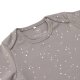 Lässig - Baby Wickelbody Kurzarm - Sprinkle Taupe, 50/56, 0-2 Monate