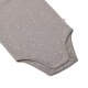 Lässig - Baby Wickelbody Kurzarm - Sprinkle Taupe, 50/56, 0-2 Monate