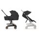 Cybex - Platinum 2-in-1 Kombi-Reisebuggy COYA Comfort Rosegold Sepia black