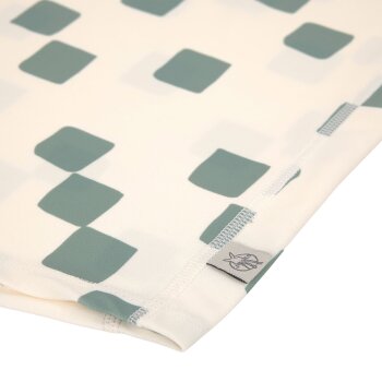 Lässig - Langarm UV-Badeshirt - Checkerboard Sea Salt/Green, Gr. 74/80, 07-12 Monate