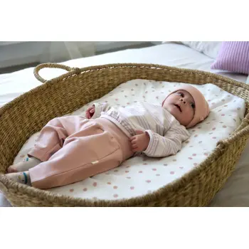 Lässig - Babyhose Sweatpants aus Bio Baumwolle Beige Gr. 62/68