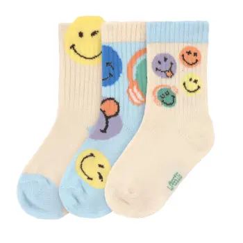 Lässig - Kindersocken (3 Stück) Smileyworld...