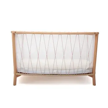 Charlie Crane - KIMI Babybett mit BIO-Matratze (60 x 120 cm) Buche rose