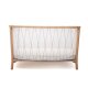 Charlie Crane - KIMI Babybett mit Matratze (60 x 120 cm) Buche rose