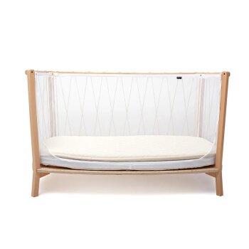 Charlie Crane - KIMI Babybett mit Matratze (60 x 120 cm) Buche beige