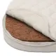Charlie Crane - KUMI Babybett mit BIO-Matratze (56 x 81 cm) Buche beige