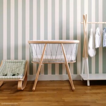 Charlie Crane - KUMI Babybett mit Matratze (56 x 81 cm)...