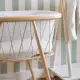 Charlie Crane - KUMI Babybett mit Matratze (56 x 81 cm) Buche grün