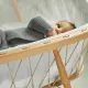 Charlie Crane - KUMI Babybett mit Matratze (56 x 81 cm) Buche beige