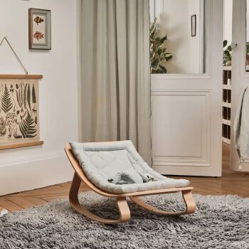 Charlie Crane - LEVO Babywippe aus Buche Farrow