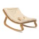 Charlie Crane - LEVO Babywippe aus Buche Fur milk