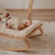 Charlie Crane - LEVO Babywippe aus Buche Fur milk