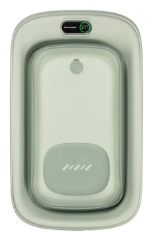 Maxi-Cosi - Indigo Plus Babybadewanne mit Temperaturanzeige Sage green
