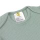 Lässig - Kurzarm-Body TENCEL™ Lyocell gerippt - Granite Green, Gr. 50/56