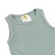 Lässig - Ärmelloser Body TENCEL™ Lyocell gerippt - Granite Green, Gr. 74/80