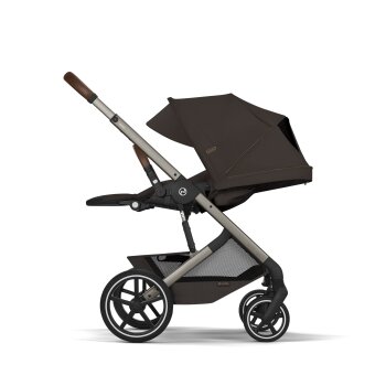 Cybex - Gold Balios S Lux TPE 2 in 1 Kombikinderwagen mit faltbarer Babywanne Chocolate brown