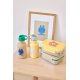 Lässig - Brotdose Kinder - Edelstahl Lunchbox, Happy Trails Frosch