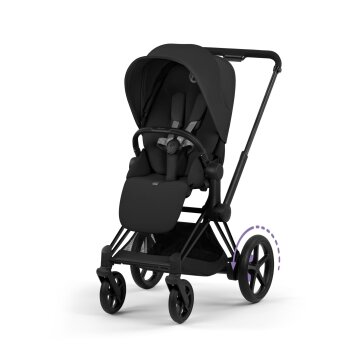 Cybex - Platinum e-PRIAM 5 Comfort Kinderwagen Set 3 in 1 inkl. Cybex Cloud T (Matt black Sepia black)