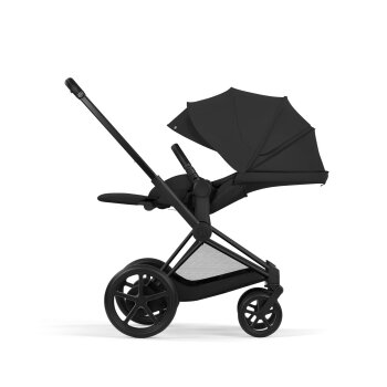 Cybex - Platinum e-PRIAM 5 Comfort Kinderwagen Set 3 in 1 inkl. Cybex Cloud T (Matt black Sepia black)