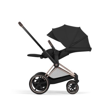 Cybex - Platinum e-PRIAM 5 Comfort Kinderwagen Set 3 in 1 inkl. Cybex Cloud T (Rosegold Sepia black)