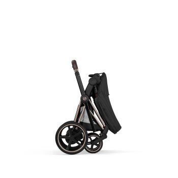 Cybex - Platinum e-PRIAM 5 Comfort Kinderwagen Set 3 in 1 inkl. Cybex Cloud T (Rosegold Sepia black)