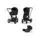 Cybex - Platinum e-PRIAM 5 Style Kinderwagen Set 3 in 1 inkl. Cybex Cloud T (Sepia black)