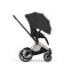 Cybex - Platinum e-PRIAM 5 Style Kinderwagen Set 3 in 1 inkl. Cybex Cloud T (Sepia black)