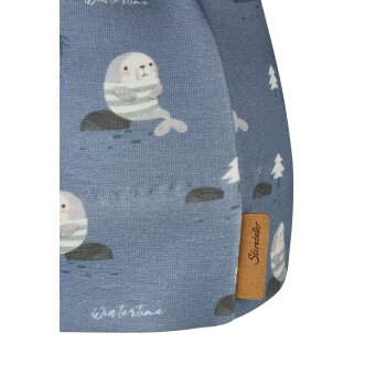 Sterntaler - Beanie Robben - Mittelblau, Gr. 45