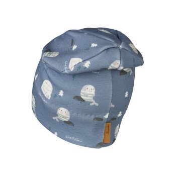 Sterntaler - Beanie Robben - Mittelblau, Gr. 49