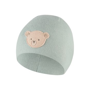Sterntaler - Beanie Bärchen - Pudergrün, Gr. 41