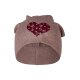 Sterntaler - Beanie Blumenherz - Rosa Melange, Gr. 49