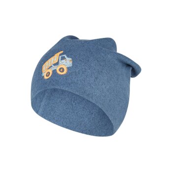 Sterntaler - Beanie LKW - Blau Melange, Gr. 51