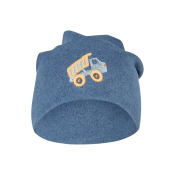 Sterntaler - Beanie LKW - Blau Melange, Gr. 53