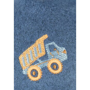 Sterntaler - Beanie LKW - Blau Melange, Gr. 53