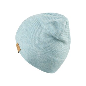 Sterntaler - Beanie feine Streifen - Graublau, Gr. 47