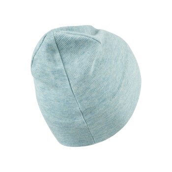 Sterntaler - Beanie feine Streifen - Graublau, Gr. 55
