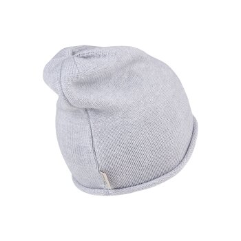 Sterntaler - Strickmütze Rollrand - Silber Melange,...